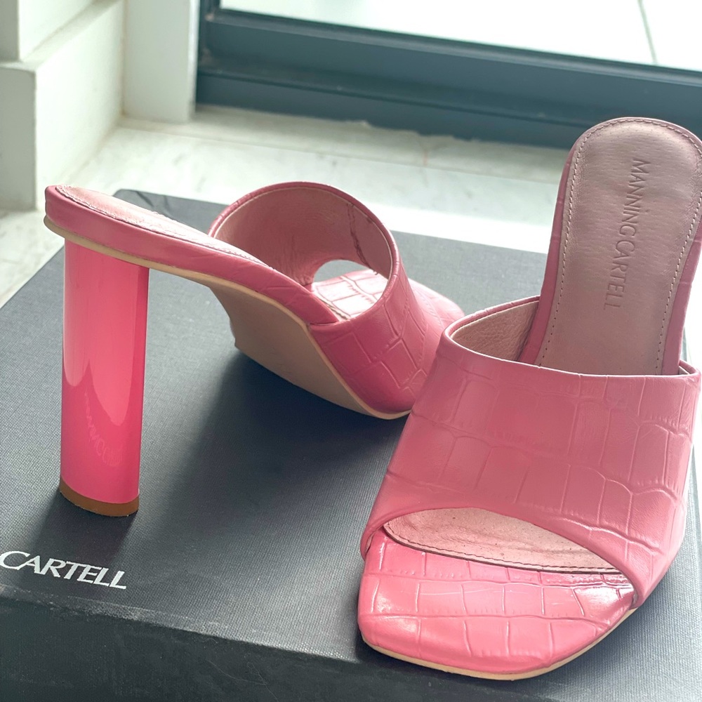 Manning Cartell Candy Crush Mule Heels Size 36